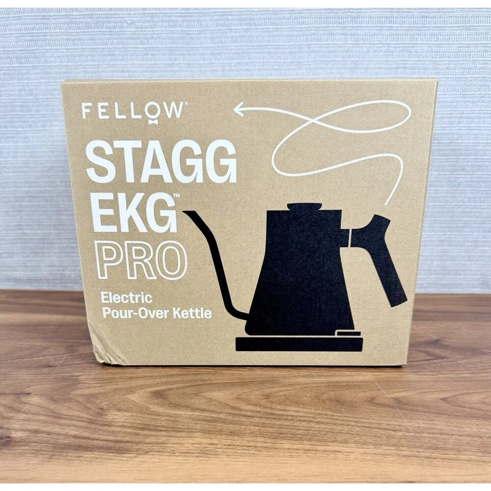 Fellow Stagg EKG Pro Electric Gooseneck Kettle Temp Control Black 0.9L